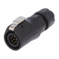 0250 08; Plug; Connector: circular; size 12; 02; male; PIN: 8; with latch; LUMBERG 0250 08; Plug; Connector: circular; size 12; 02; male; PIN: 8; with latch; LUMBERG