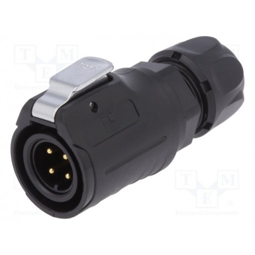 0251 04; Plug; Connector: circular; size 16; 02; male; PIN: 4; with latch; LUMBERG 0251 04; Plug; Connector: circular; size 16; 02; male; PIN: 4; with latch; LUMBERG