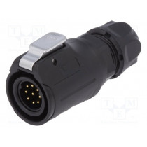0251 09; Plug; Connector: circular; size 16; 02; male; PIN: 9; with latch; LUMBERG 0251 09; Plug; Connector: circular; size 16; 02; male; PIN: 9; with latch; LUMBERG