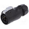 0252 04; Plug; Connector: circular; size 20; 02; male; PIN: 4; with latch; LUMBERG 0252 04; Plug; Connector: circular; size 20; 02; male; PIN: 4; with latch; LUMBERG
