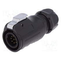 0252 09; Plug; Connector: circular; size 20; 02; male; PIN: 9; with latch; LUMBERG 0252 09; Plug; Connector: circular; size 20; 02; male; PIN: 9; with latch; LUMBERG