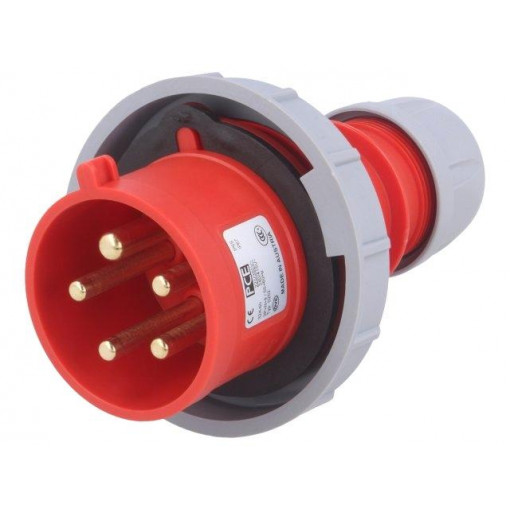0252-6; Connector: AC supply 3-phase; plug; male; 32A; 400VAC; IEC 60309; PCE 0252-6; Connector: AC supply 3-phase; plug; male; 32A; 400VAC; IEC 60309; PCE