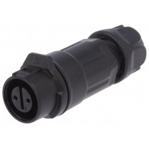 0260 02; Plug; Connector: circular; size 12; 02; female; PIN: 2; for latch; LUMBERG 0260 02; Plug; Connector: circular; size 12; 02; female; PIN: 2; for latch; LUMBERG