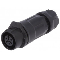 0260 03; Plug; Connector: circular; size 12; 02; female; PIN: 3; for latch; LUMBERG 0260 03; Plug; Connector: circular; size 12; 02; female; PIN: 3; for latch; LUMBERG