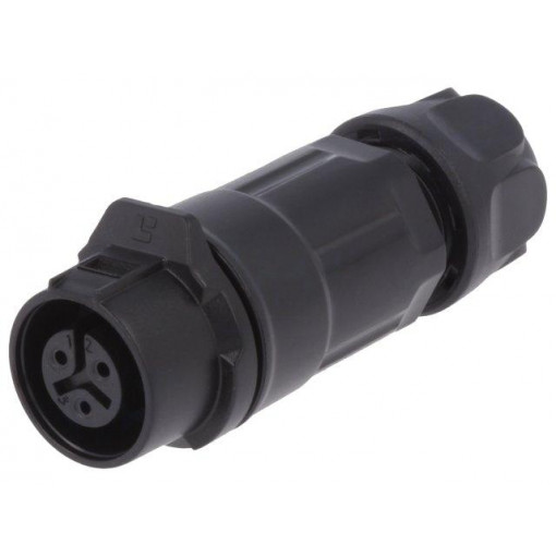 0260 03; Plug; Connector: circular; size 12; 02; female; PIN: 3; for latch; LUMBERG 0260 03; Plug; Connector: circular; size 12; 02; female; PIN: 3; for latch; LUMBERG