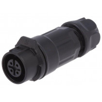 0260 04; Plug; Connector: circular; size 12; 02; female; PIN: 4; for latch; LUMBERG 0260 04; Plug; Connector: circular; size 12; 02; female; PIN: 4; for latch; LUMBERG