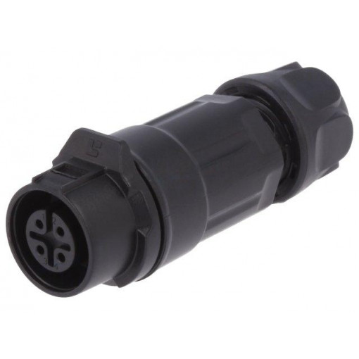 0260 04; Plug; Connector: circular; size 12; 02; female; PIN: 4; for latch; LUMBERG 0260 04; Plug; Connector: circular; size 12; 02; female; PIN: 4; for latch; LUMBERG