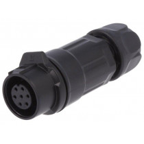 0260 07; Plug; Connector: circular; size 12; 02; female; PIN: 7; for latch; LUMBERG 0260 07; Plug; Connector: circular; size 12; 02; female; PIN: 7; for latch; LUMBERG