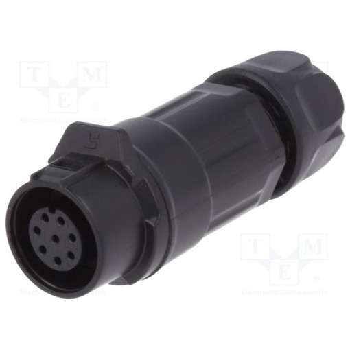 0260 08; Plug; Connector: circular; size 12; 02; female; PIN: 8; for latch; LUMBERG 0260 08; Plug; Connector: circular; size 12; 02; female; PIN: 8; for latch; LUMBERG