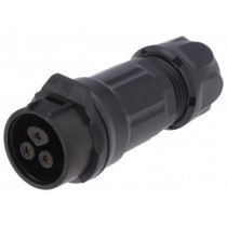 0261 03; Plug; Connector: circular; size 16; 02; female; PIN: 3; for latch; LUMBERG 0261 03; Plug; Connector: circular; size 16; 02; female; PIN: 3; for latch; LUMBERG
