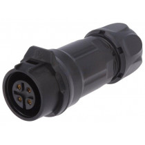 0261 04; Plug; Connector: circular; size 16; 02; female; PIN: 4; for latch; LUMBERG 0261 04; Plug; Connector: circular; size 16; 02; female; PIN: 4; for latch; LUMBERG