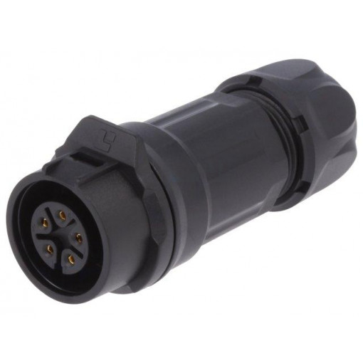 0261 05; Plug; Connector: circular; size 16; 02; female; PIN: 5; for latch; LUMBERG