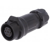 0261 07; Plug; Connector: circular; size 16; 02; female; PIN: 7; for latch; LUMBERG