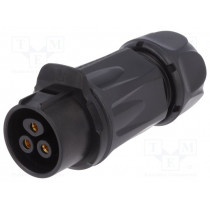 0262 03; Plug; Connector: circular; size 20; 02; female; PIN: 3; for latch; LUMBERG