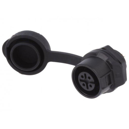 0270 04; Socket; Connector: circular; size 12; 02; female; PIN: 4; for latch; LUMBERG