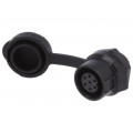 0270 07; Socket; Connector: circular; size 12; 02; female; PIN: 7; for latch; LUMBERG