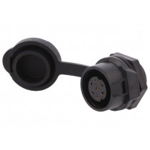 0271 07; Socket; Connector: circular; size 16; 02; female; PIN: 7; for latch; LUMBERG