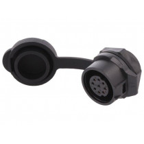 0271 09; Socket; Connector: circular; size 16; 02; female; PIN: 9; for latch; LUMBERG