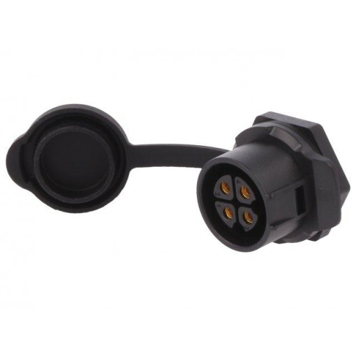 0272 04; Socket; Connector: circular; size 20; 02; female; PIN: 4; for latch; LUMBERG