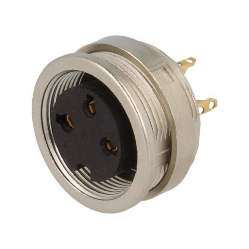 0304 03; Connector: M16; socket; female; soldering; PIN: 3; 5A; 250V; IP68; LUMBERG 0304 03; Connector: M16; socket; female; soldering; PIN: 3; 5A; 250V; IP68; LUMBERG