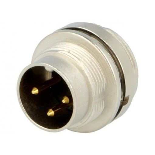 0314 03; Connector: M16; socket; male; soldering; PIN: 3; 5A; 250V; IP68; LUMBERG 0314 03; Connector: M16; socket; male; soldering; PIN: 3; 5A; 250V; IP68; LUMBERG