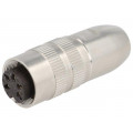 0322 05-1; Connector: M16; plug; female; soldering; for cable; PIN: 5; 5A; 250V; LUMBERG