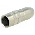 0322 05; Connector: M16; plug; female; soldering; for cable; PIN: 5; 5A; 60V; LUMBERG