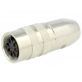 0322 07-1; Connector: M16; plug; female; soldering; for cable; PIN: 7; 5A; 60V; LUMBERG