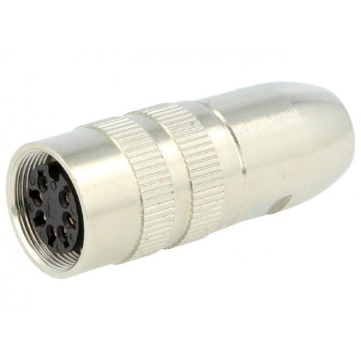 0322 07-1; Connector: M16; plug; female; soldering; for cable; PIN: 7; 5A; 60V; LUMBERG 0322 07-1; Connector: M16; plug; female; soldering; for cable; PIN: 7; 5A; 60V; LUMBERG