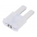 0327025.UXS; Fuse: fuse; 25A; 32VDC; automotive; 9,1mm; MICRO2; LITTELFUSE