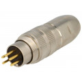 0332 05-1; Connector: M16; plug; male; soldering; for cable; PIN: 5; 5A; 250V; LUMBERG
