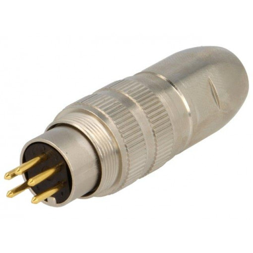 0332 05-1; Connector: M16; plug; male; soldering; for cable; PIN: 5; 5A; 250V; LUMBERG