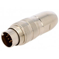 0332 12; Connector: M16; plug; male; soldering; for cable; PIN: 12; 3A; 60V; LUMBERG
