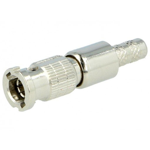 034-1026; Plug; Micro BNC; male; straight; 75Ω; 1855,1865A; crimped; AMPHENOL