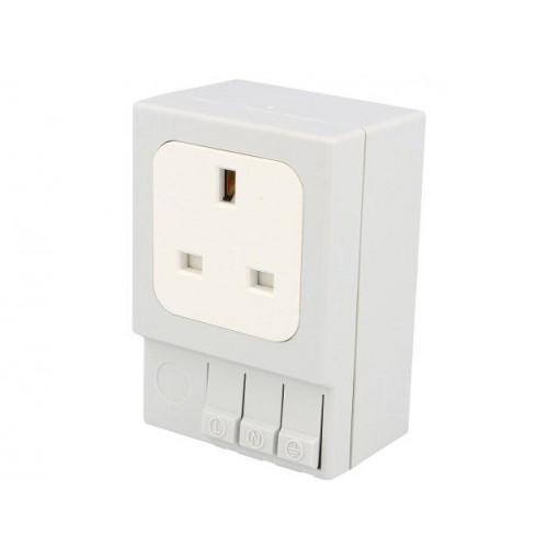 03503.0-01; G-type socket; 250VAC; 13A; IP20; DIN; 92x62x48mm; STEGO 03503.0-01; G-type socket; 250VAC; 13A; IP20; DIN; 92x62x48mm; STEGO