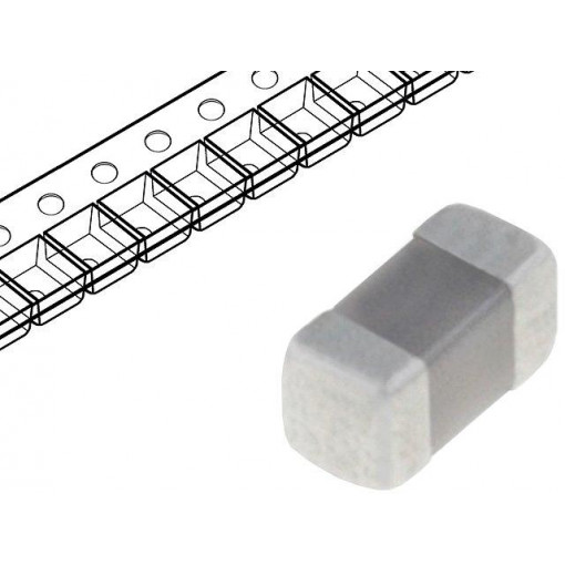 04025U100GAT2A; Capacitor: ceramic; MLCC; 10pF; 50V; C0G; ±2%; SMD; 0402; AVX