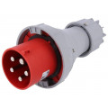 045-6; Connector: AC supply 3-phase; plug; male; 125A; 400VAC; IEC 60309; PCE