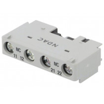 CBA 02; Auxiliary contacts; Auxiliary contacts: NC x2; front; DANFOSS