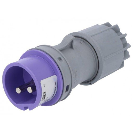 072V; Connector: AC supply; plug; male; 32A; 24VAC; IEC 60309; IP44; PIN: 2; PCE