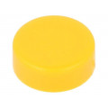 0862.8101; Button; 10mm; round; yellow; Application: 1241.16; SCHURTER 0862.8101; Button; 10mm; round; yellow; Application: 1241.16; SCHURTER