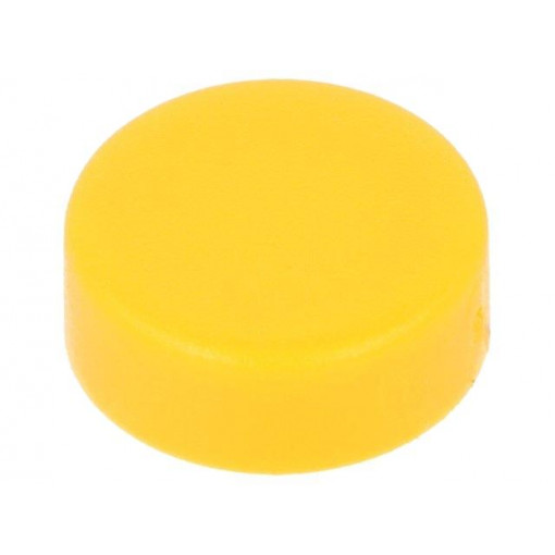 0862.8101; Button; 10mm; round; yellow; Application: 1241.16; SCHURTER
