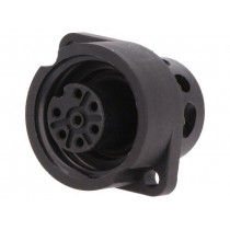 09 4220 00 07; Socket; Connector: circular; 693,RD24; female; PIN: 7; 10A; IP67; BINDER