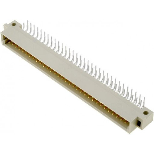 09021646921; Socket; DIN 41612; type B; male; PIN: 64; a+b; THT; angled 90°; 2A; HARTING