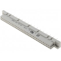 09022326825; Plug; DIN 41612; type B; female; PIN: 32; THT; straight; gold-plated; HARTING