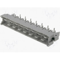 09061152921; Socket; DIN 41612; type H; male; PIN: 15; d+z; THT; angled 90°; HARTING