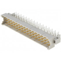 09061486901; Socket; DIN 41612; type F; male; PIN: 48; d+b+z; THT; angled 90°; HARTING