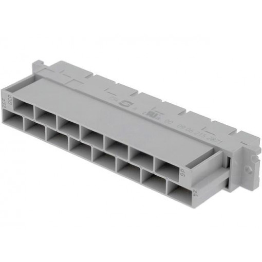 09062152871; Plug; DIN 41612; type H; female; PIN: 15; 6.3mm connectors; 15A; HARTING