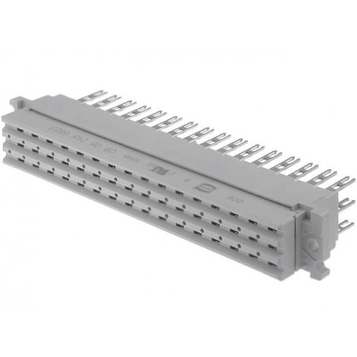 09062486823; Plug; DIN 41612; type F; female; PIN: 48; d+b+z; for cable; straight; HARTING