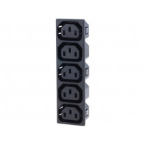 0909.0031; Connector: AC supply; splitter; 10A; 250VAC; IEC 60320; C13 (F); SCHURTER 0909.0031; Connector: AC supply; splitter; 10A; 250VAC; IEC 60320; C13 (F); SCHURTER