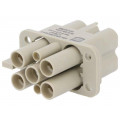 09120062766; Connector: HDC; female; Han Q; PIN: 6(4+2); Compact; HARTING